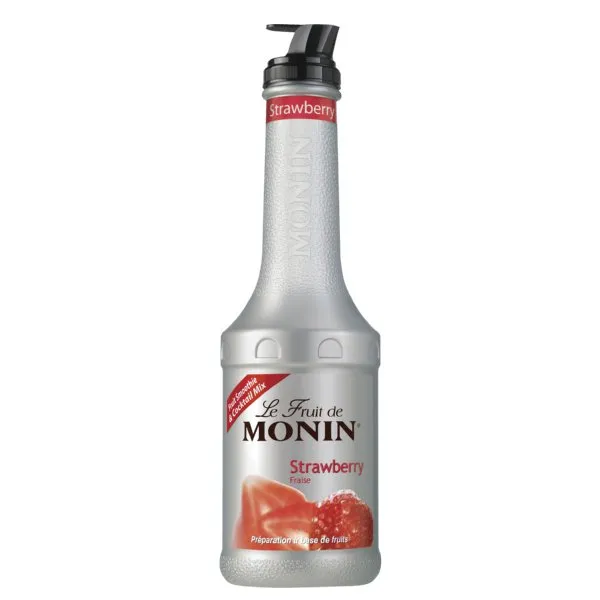Monin Purée Fraise 1L | edrinks.be